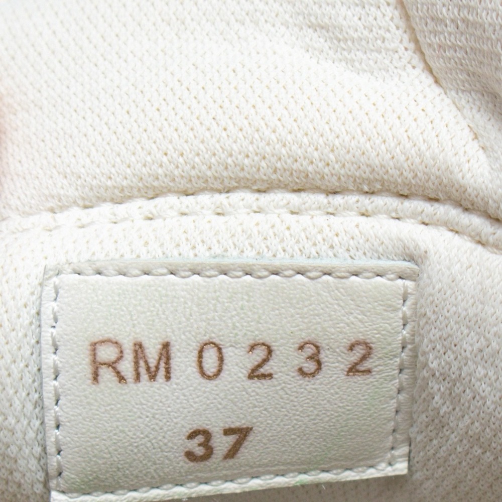 CELINE CT-02 Womens White Calf Leather High-Top Logo Sneakers SIZE‎ 37 EU / 7 US - Picture 9 of 15